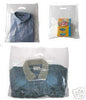 Medium Clear Variguage Plastic Carrier Bags (Pack of 500)