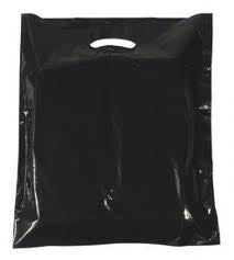 Medium Black  Variguage Plastic Carrier Bags (Pack of 500)